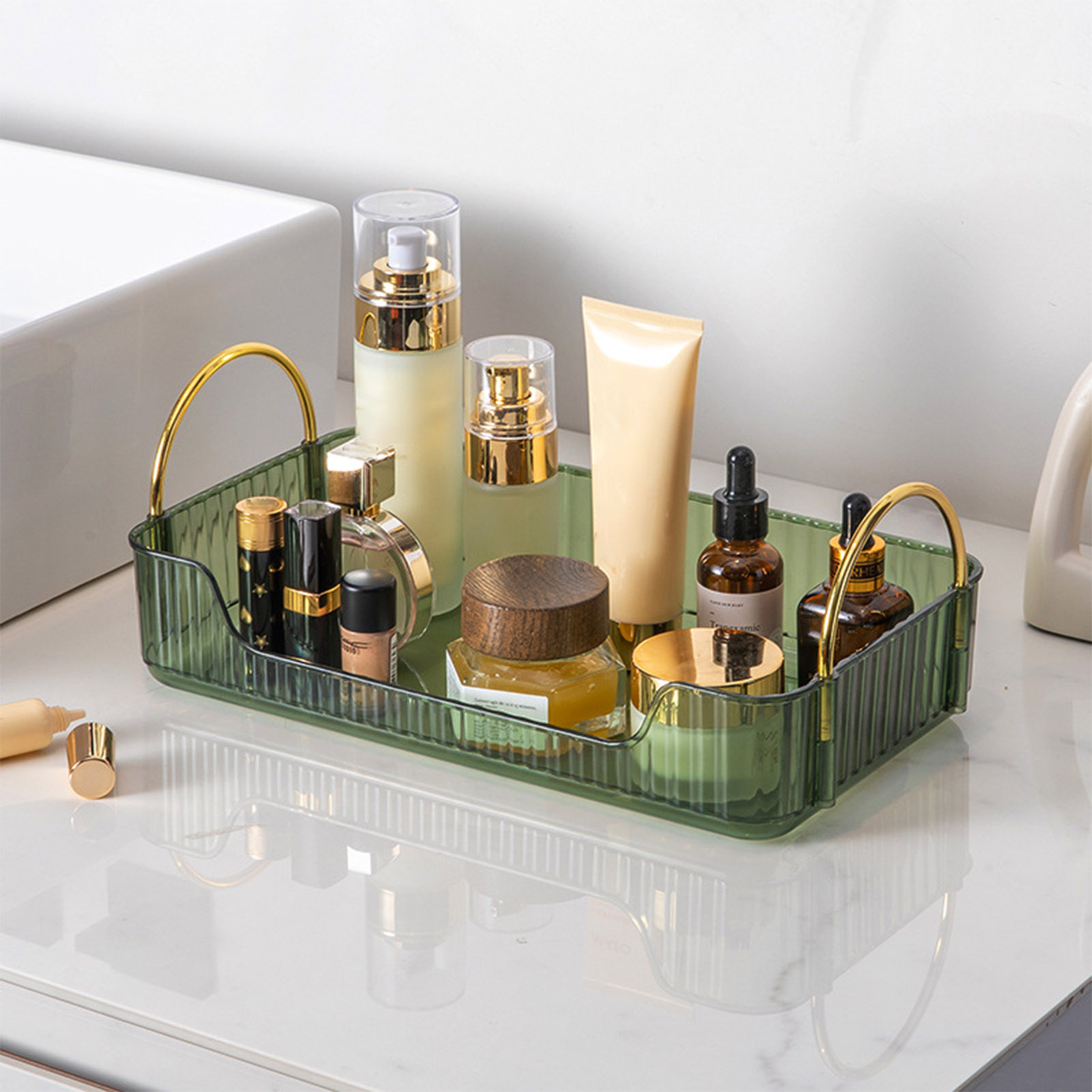 Home Creation Bathroom - Organizador de baño de lujo, estante