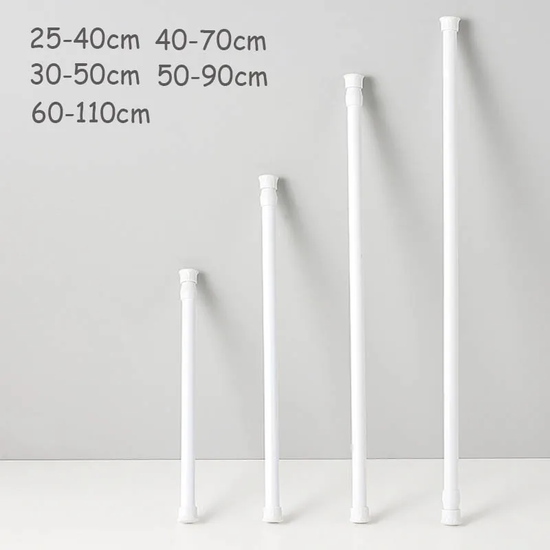 Home Bathroom Window - Varilla extensible con resorte de 25-110cm,