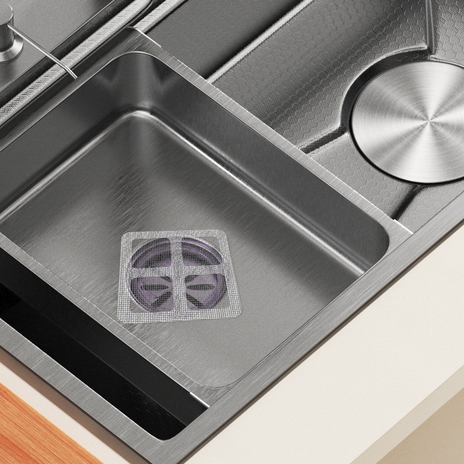 Drain Hair Catcher - 100 unidades de cubiertas desechables para
