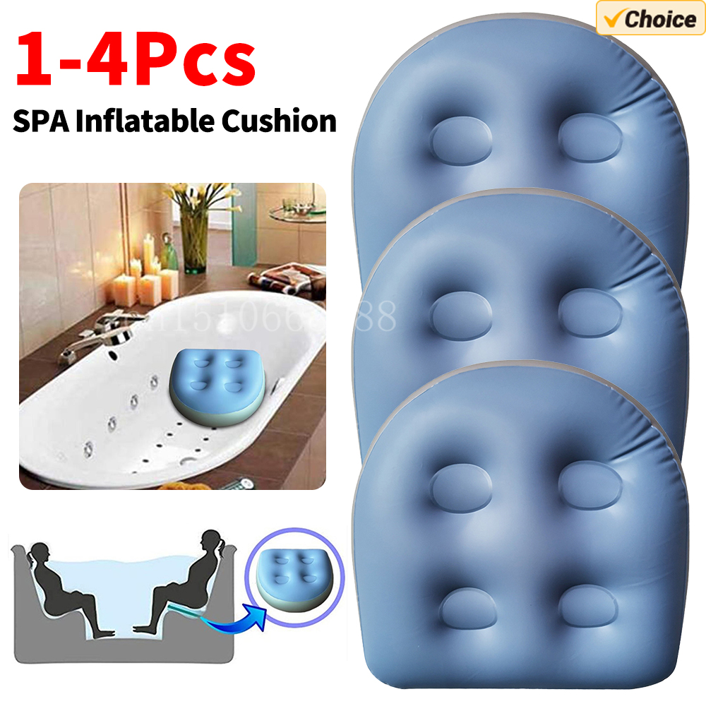 Bathtub Pillow Inflatable - 1-4 Uds SPA cojín inflable bañera