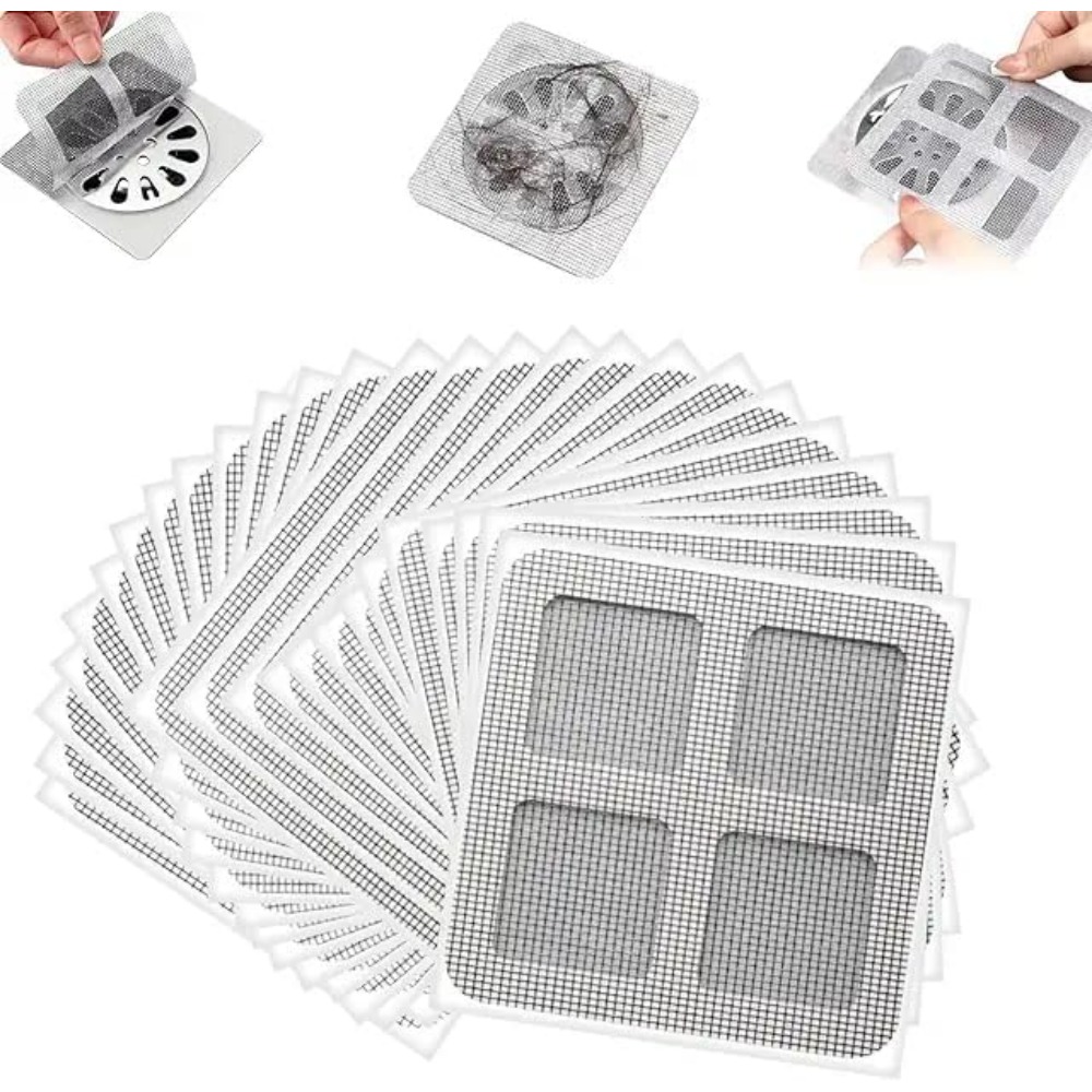 Drain Hair Catcher - Paquete de 50 Protectores de Drenaje