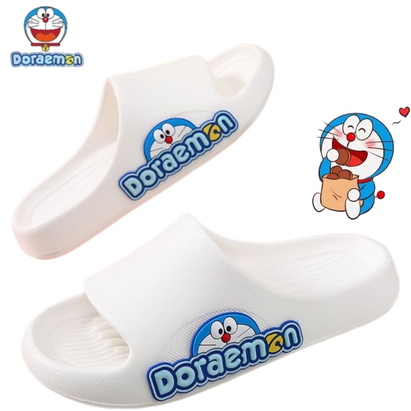 Home Goods Bathroom Sets - Pantuflas Cómodas de Verano Doraemon Jingle
