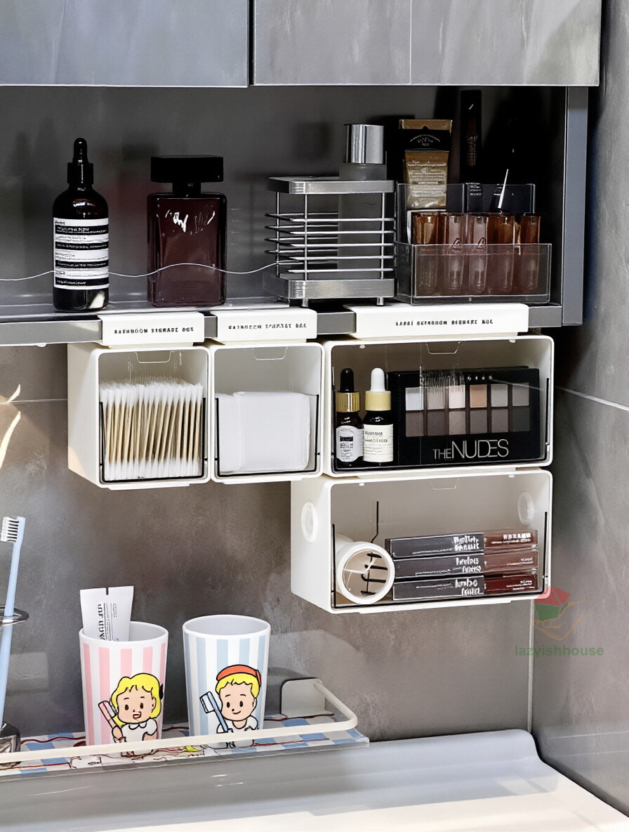 Home Theater Bathroom - Caja de almacenamiento estilo cajón para