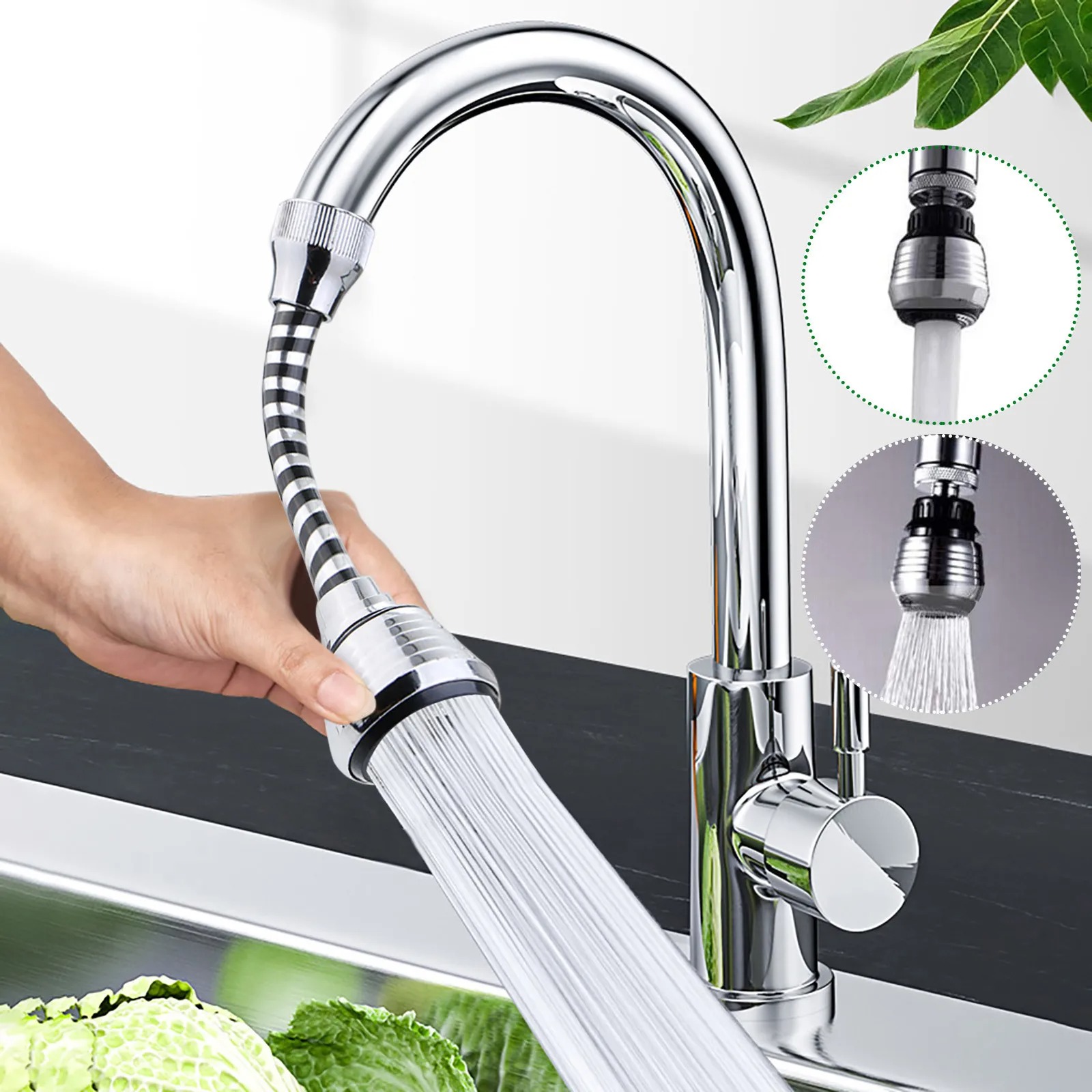 Home Bathroom Water Filter - Tubo de extensión de grifo de