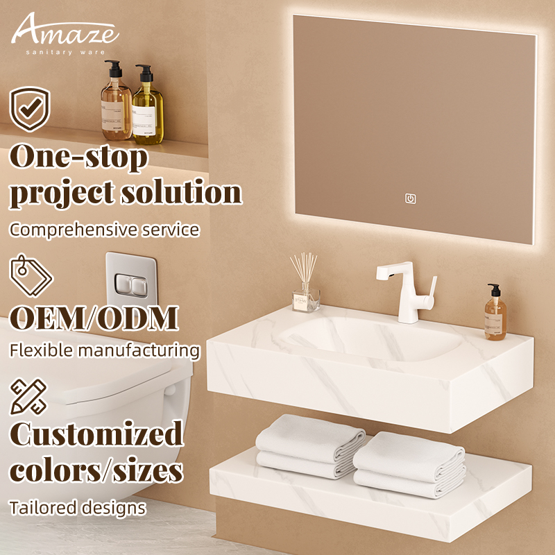 Home Living Bathroom Vanity - Mueble de Baño de Diseño Moderno,