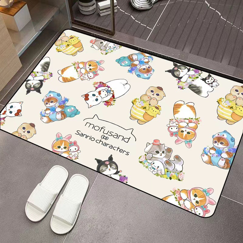 Home Bathroom Toilet - Alfombra Absorbente de Diatomita con Diseño
