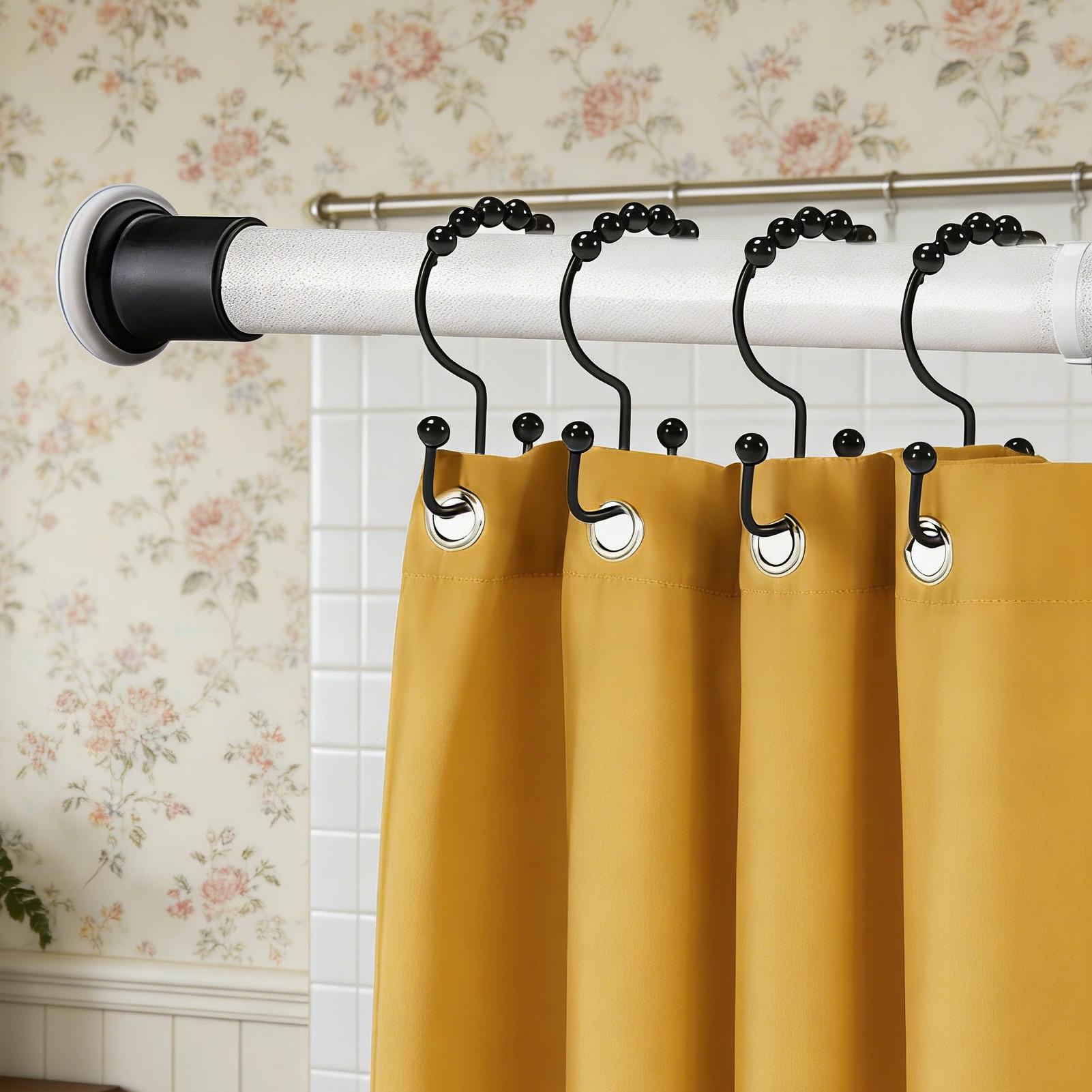 Home Bathroom Window - Ganchos para revestimiento de ducha, 12