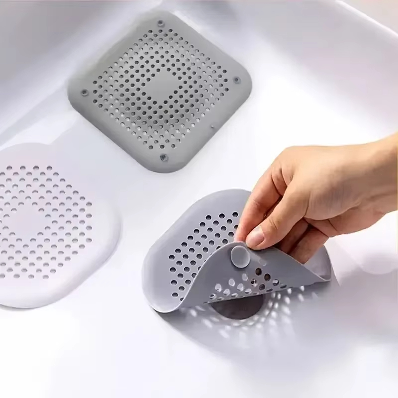 Home Bathroom Water Filter - Tapón de silicona para desagües de