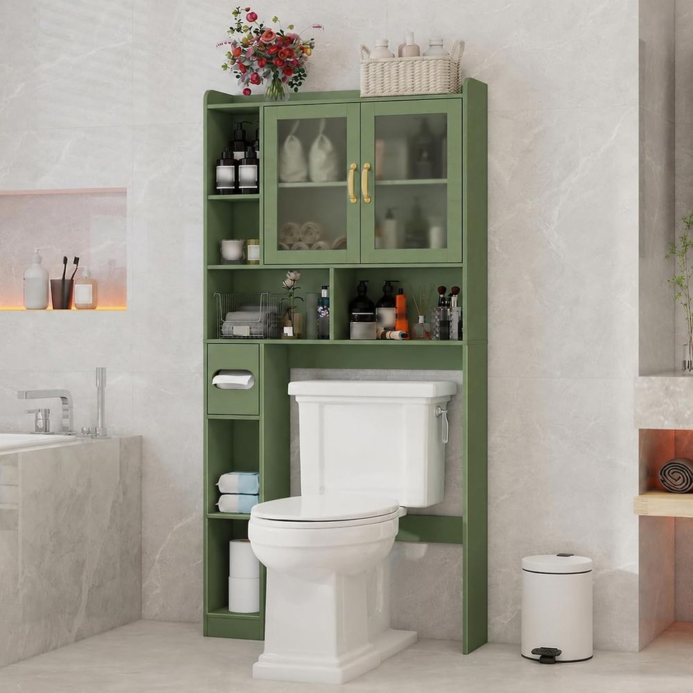 Home Bathroom Toilet - Gabinete de Almacenamiento Acrílico para Sobre