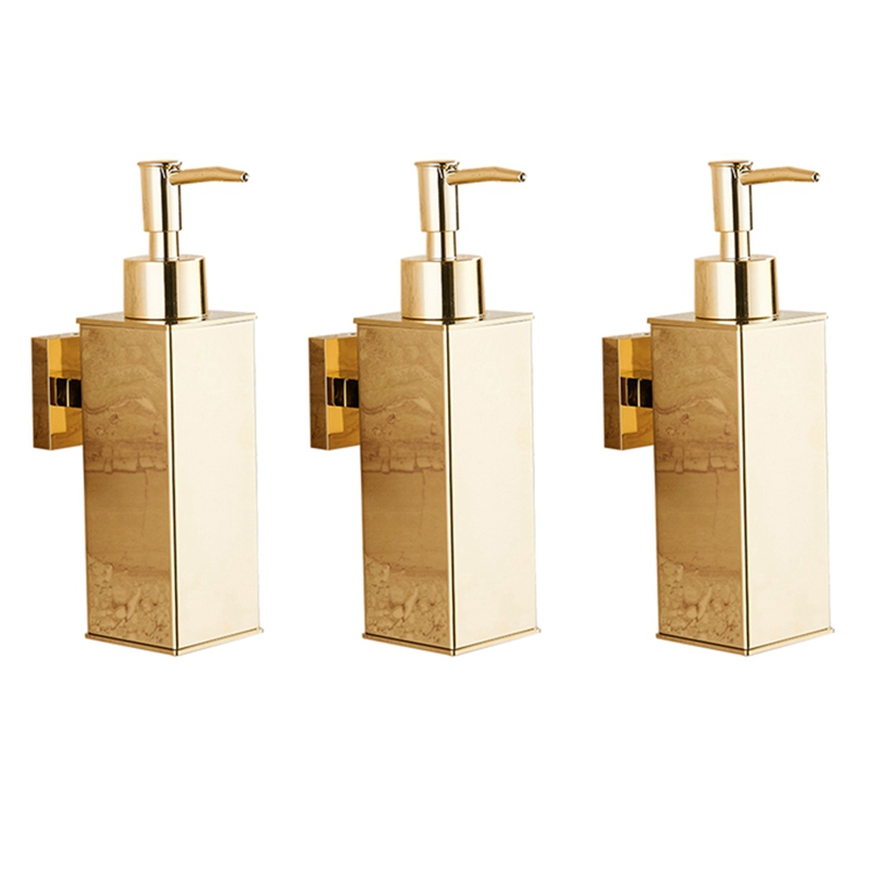 Home Bathroom Wall Soap Dispenser - Dispensador de jabón líquido 3X, botella