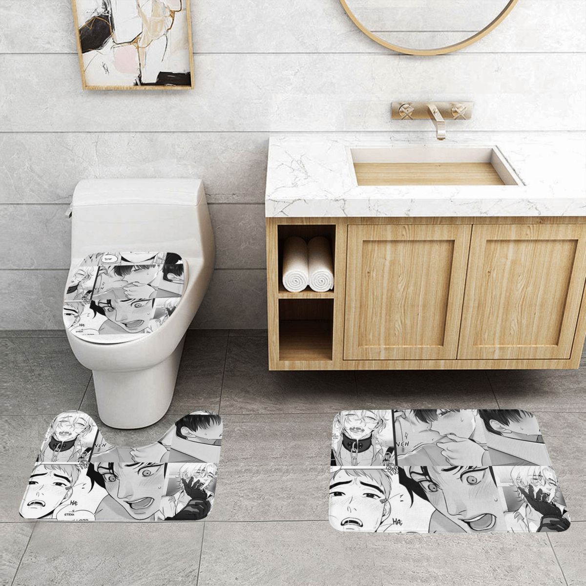 Home Goods Bathroom Sets - The Good Yaoi Boys Juego de