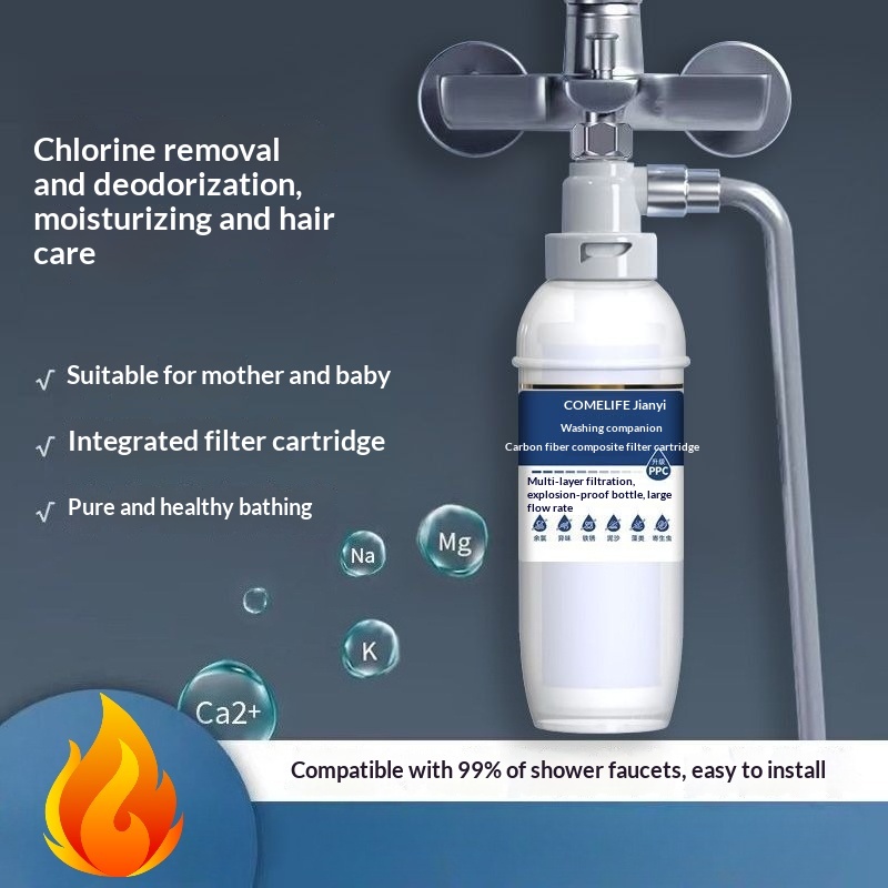 Home Bathroom Water Filter - Prefiltro doméstico para baño, grifo de