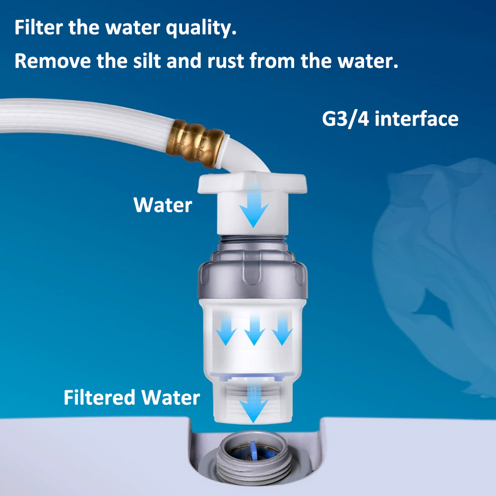 Home Bathroom Water Filter - Filtro de algodón PP con interfaz