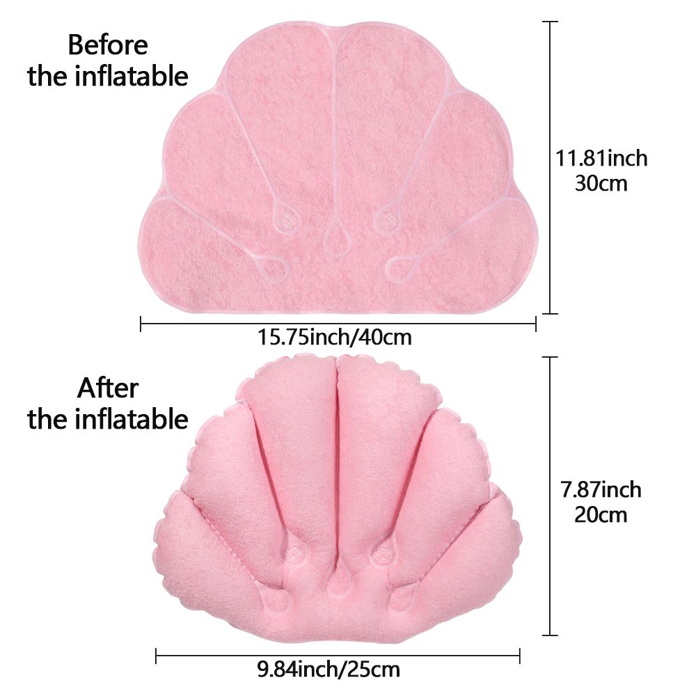 Almohada inflable suave en for - Bathtub Pillow Inflatable reseña y precio