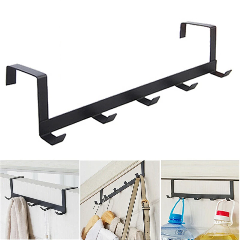 Ganchos sobre la puerta, 5 gan - Home Creation Bathroom reseña y precio