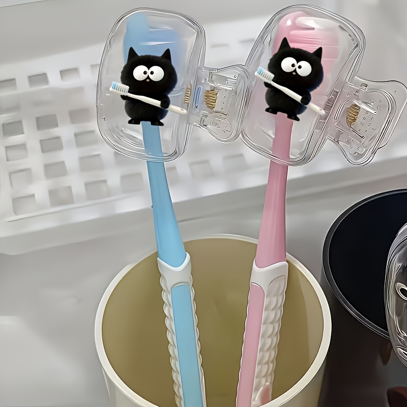 2 fundas para cepillos de dien - Home Creation Bathroom reseña y precio