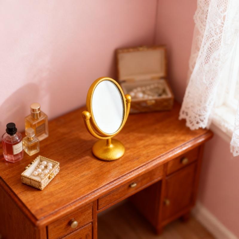 1 Pieza de Espejo Retro en Min - Home Theater Bathroom reseña y precio