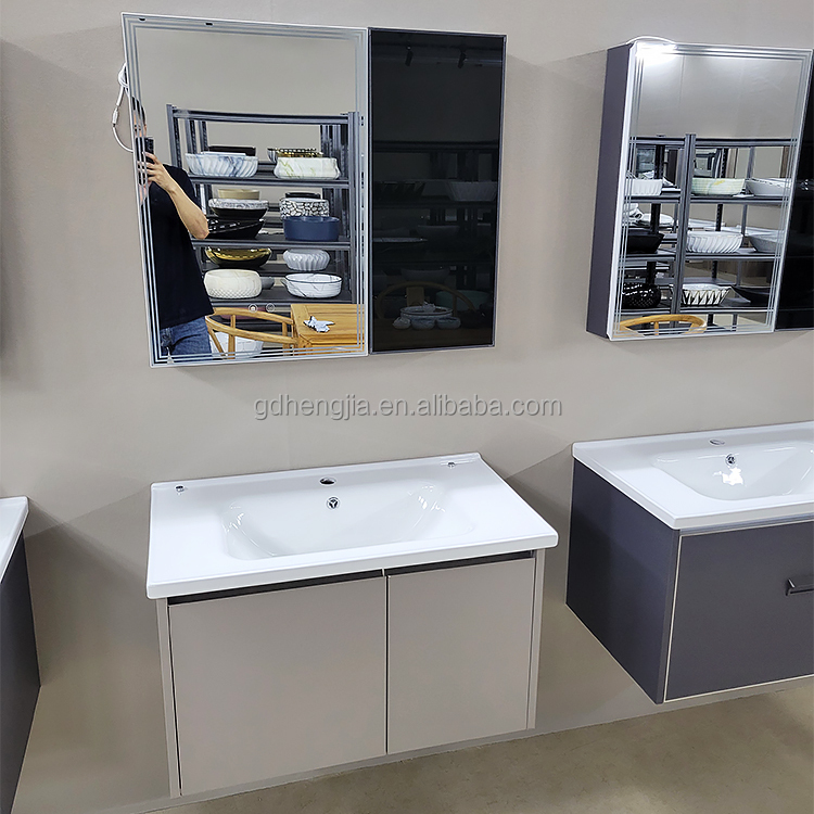 Mueble de Baño Moderno, Blanco - Home Living Bathroom Vanity reseña y precio
