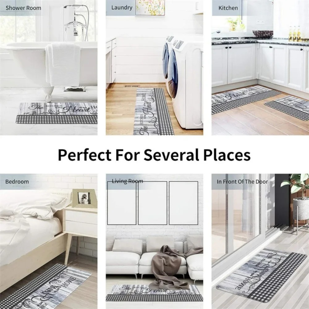 Juego de alfombrillas de cocin - Home Goods Bathroom Sets reseña y precio