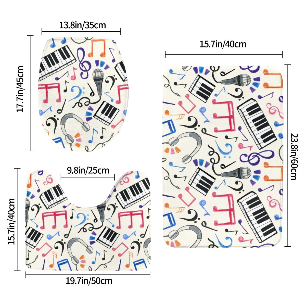 Good Beats-Notas musicales y s - Home Goods Bathroom Sets reseña y precio