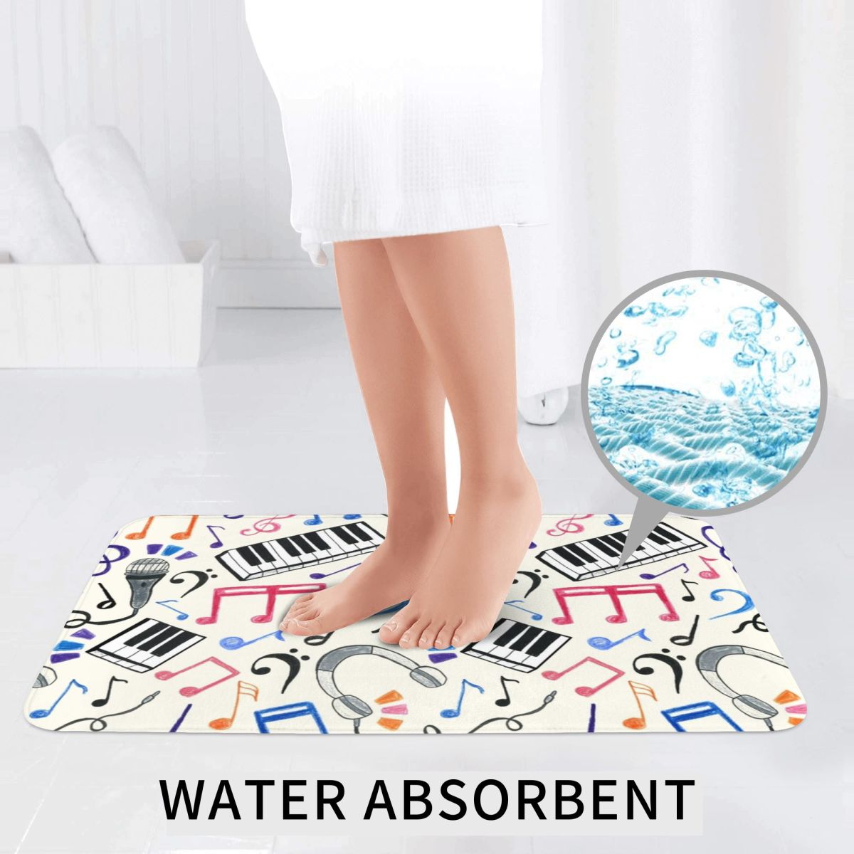 Good Beats-Notas musicales y s - Home Goods Bathroom Sets reseña y precio