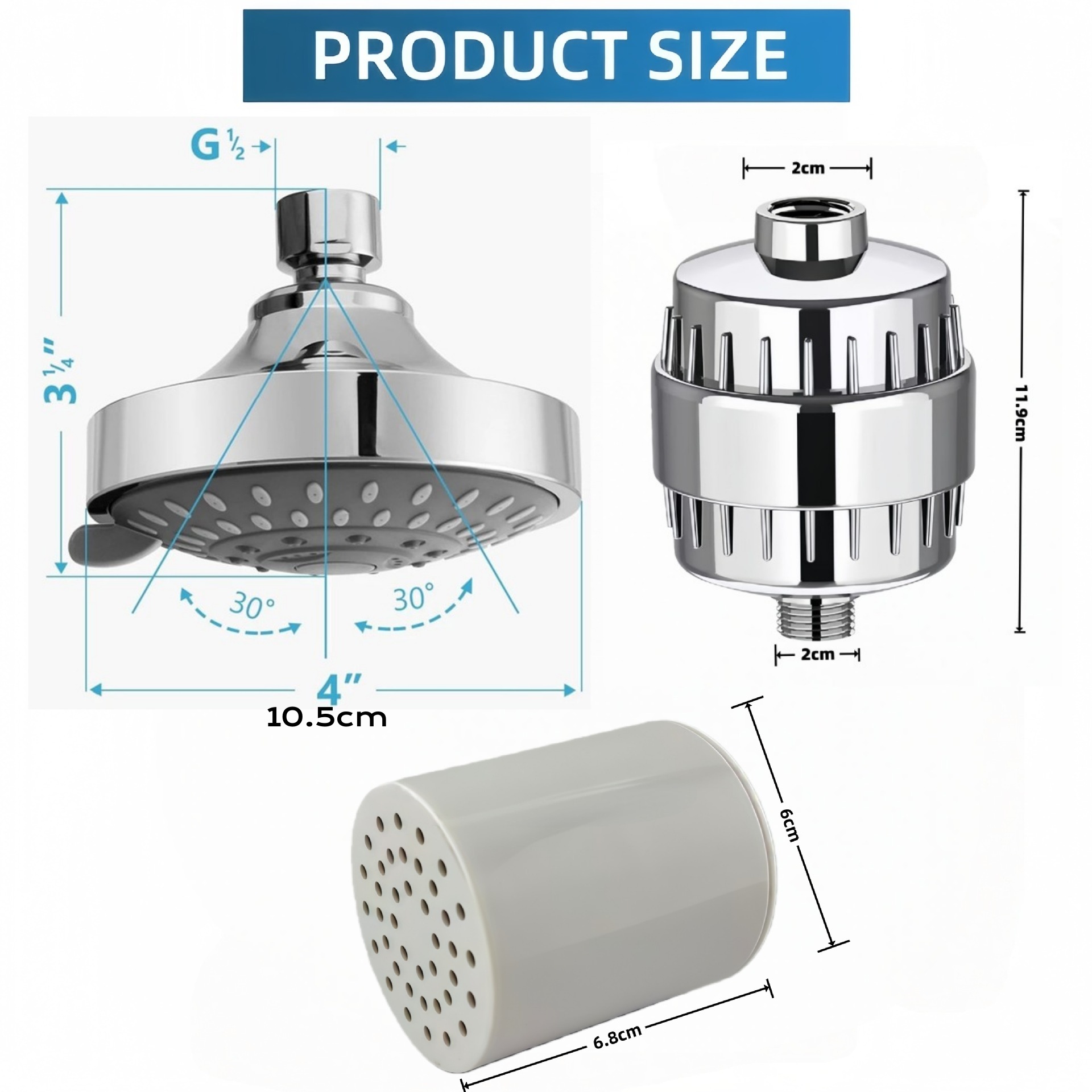 Cartucho de Repuesto para Filt - Home Bathroom Water Filter reseña y precio