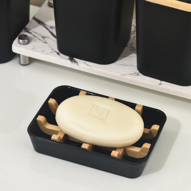 Jabonera de Bambú para Baño co - Jet Home Bathroom Accessories reseña y precio