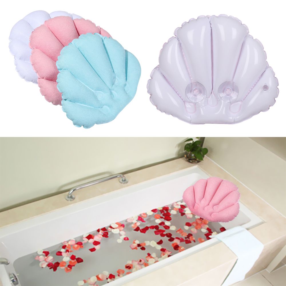 With Suction Cups Inflatable T - Bathtub Pillow Inflatable reseña y precio