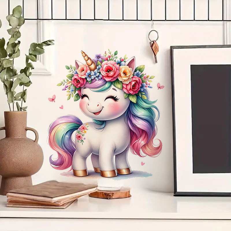 Hermosa pegatina de unicornio  - Home Bathroom Window reseña y precio