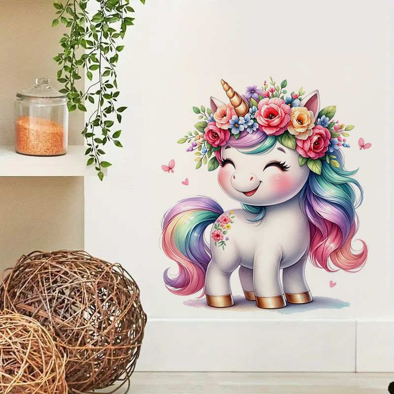 Hermosa pegatina de unicornio  - Home Bathroom Window reseña y precio