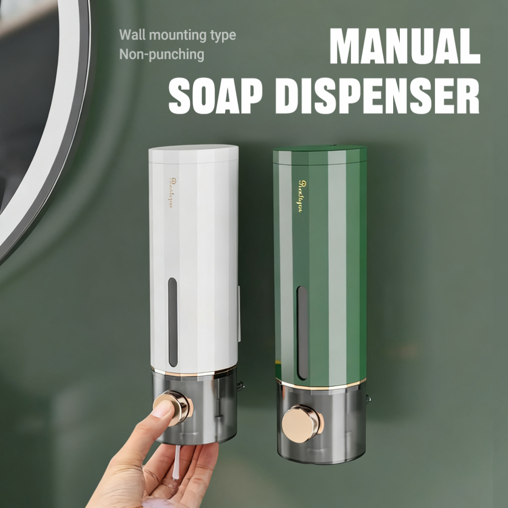 Dispensador de Jabón Manual de - Home Bathroom Wall Soap Dispenser reseña y precio