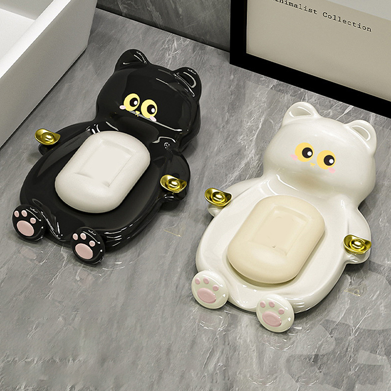 Caja de jabón Lucky Cat, acces - Jet Home Bathroom Accessories reseña y precio