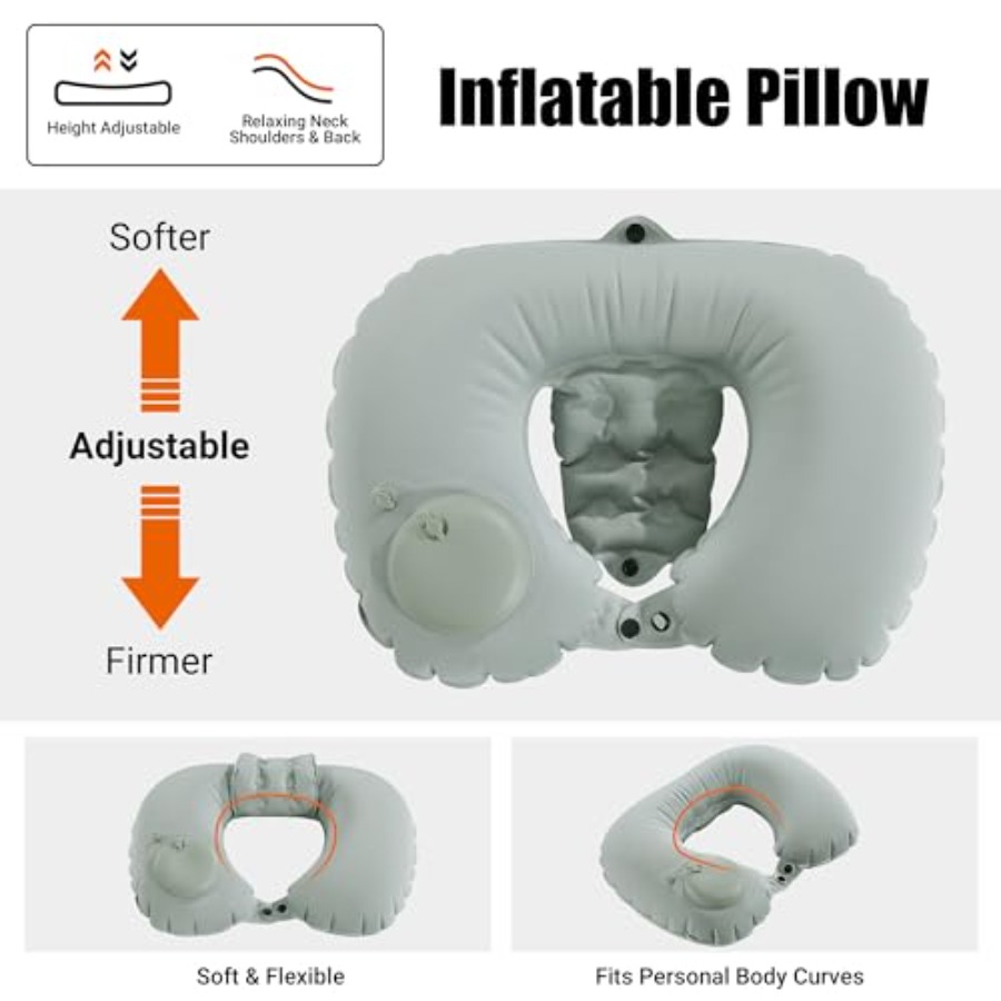 Almohadas inflables para el cu - Bathtub Pillow Inflatable reseña y precio