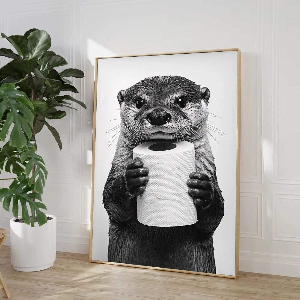Póster Impreso en Lienzo de Va - Home Bathroom Toilet reseña y precio