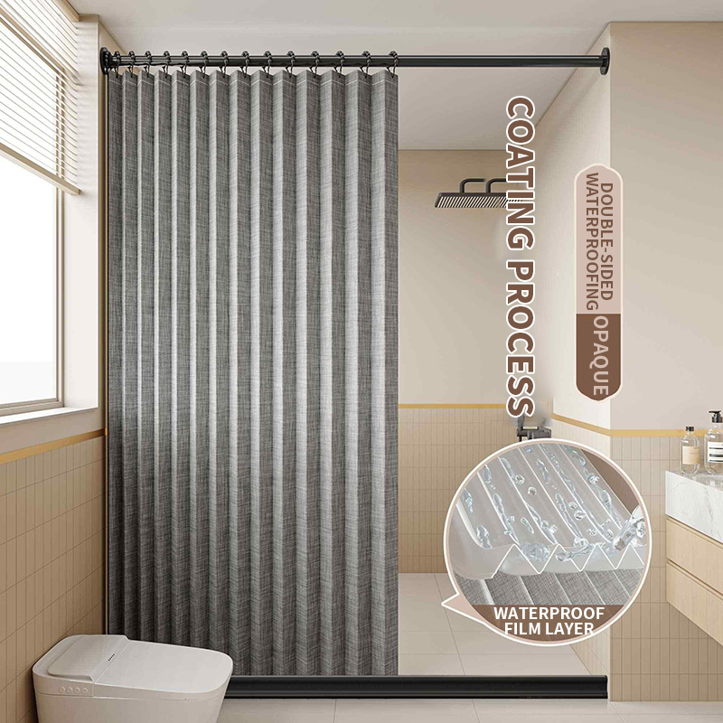 Cortina de ducha magnética ple - Home Bathroom Partition reseña y precio
