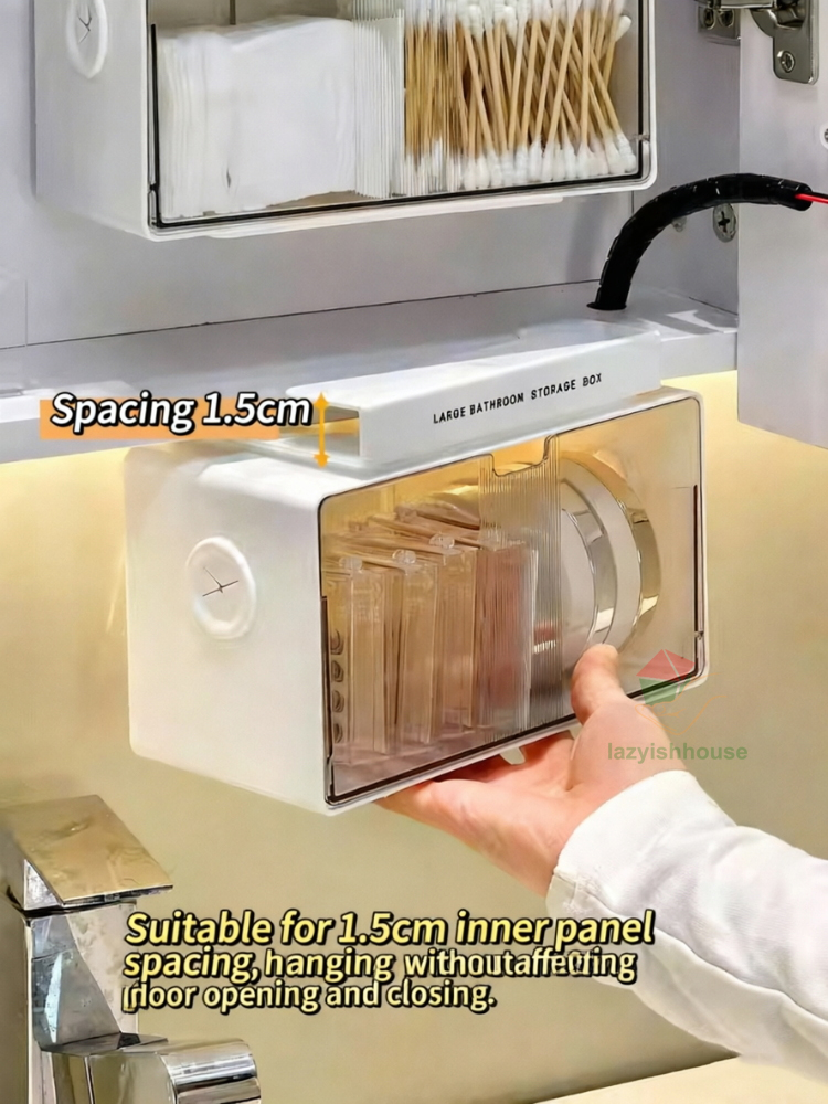 Caja de almacenamiento estilo  - Home Theater Bathroom reseña y precio
