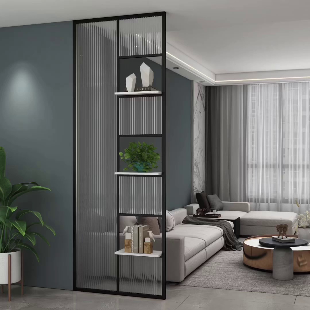 Pantallas divisorias de vidrio - Home Bathroom Partition reseña y precio