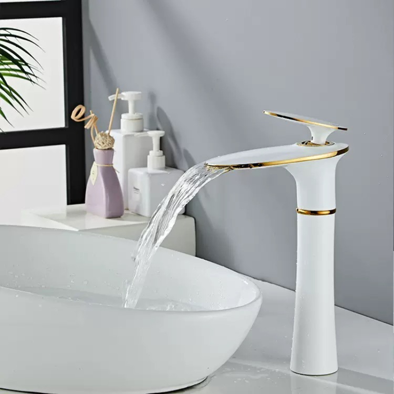 Grifo de lavabo de cascada de  - Home Hardware Bathroom Sinks reseña y precio