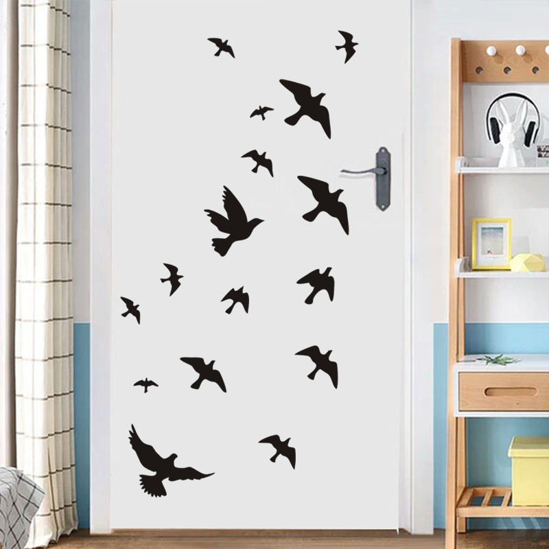 Pegatinas de pared de pájaros  - Home Bathroom Window reseña y precio