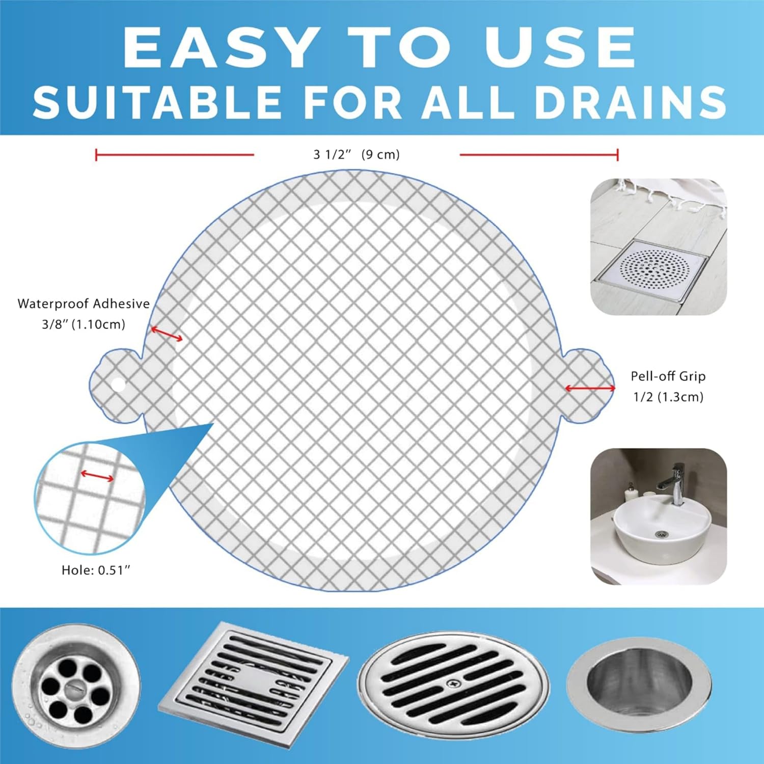 Paquete de 35 Protectores de D - Drain Hair Catcher reseña y precio