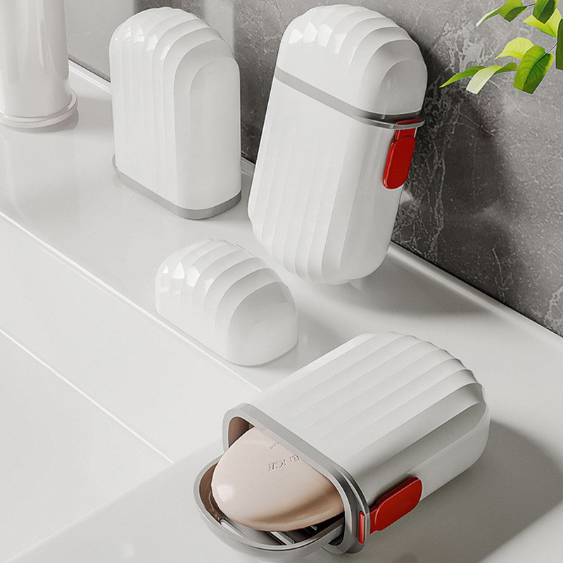 Jabonera de viaje con drenaje  - Jet Home Bathroom Accessories reseña y precio