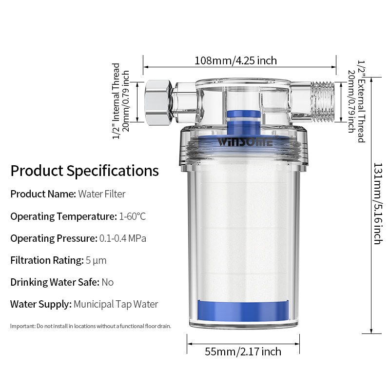 Sistema de prefiltración para  - Home Bathroom Water Filter reseña y precio