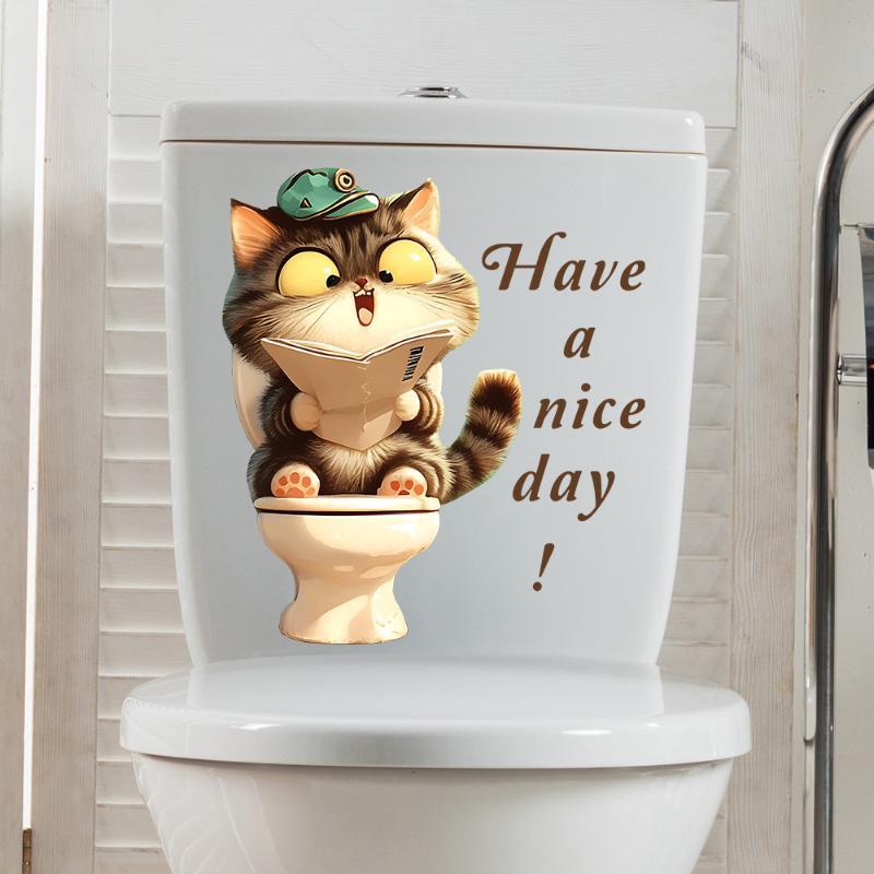 Pegatina para inodoro con efec - Jet Home Bathroom Accessories reseña y precio