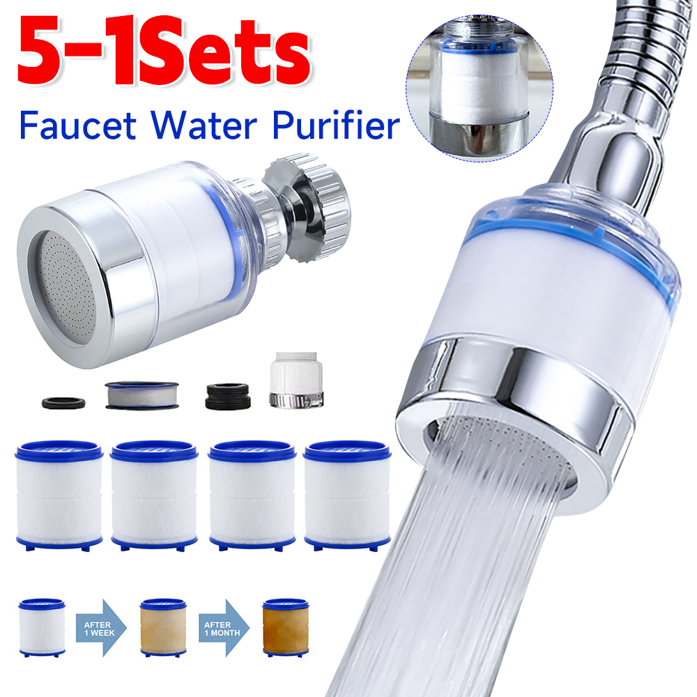 1-5 Juego de elemento de filtr - Home Bathroom Water Filter reseña y precio