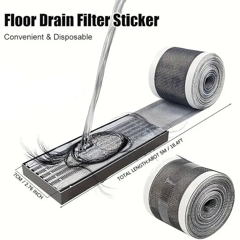 1-3 rollos de drenaje de ducha - Drain Hair Catcher reseña y precio