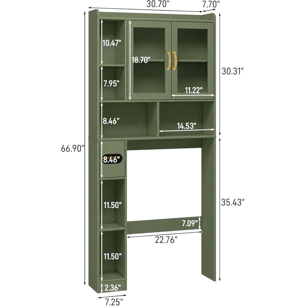 Gabinete de Almacenamiento Acr - Home Bathroom Toilet reseña y precio