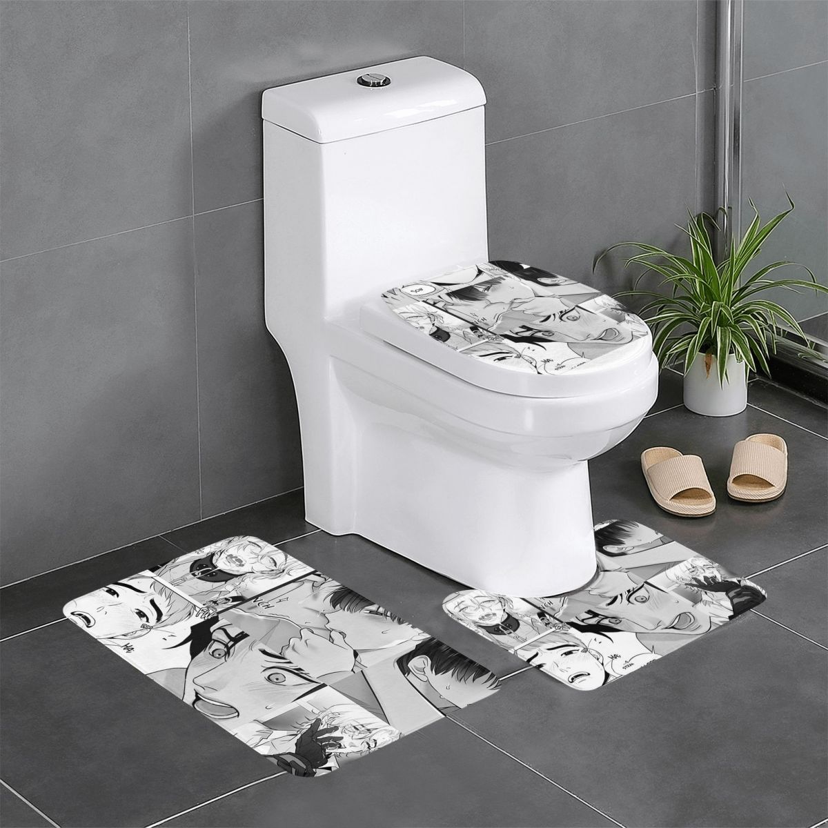 The Good Yaoi Boys Juego de 3  - Home Goods Bathroom Sets reseña y precio