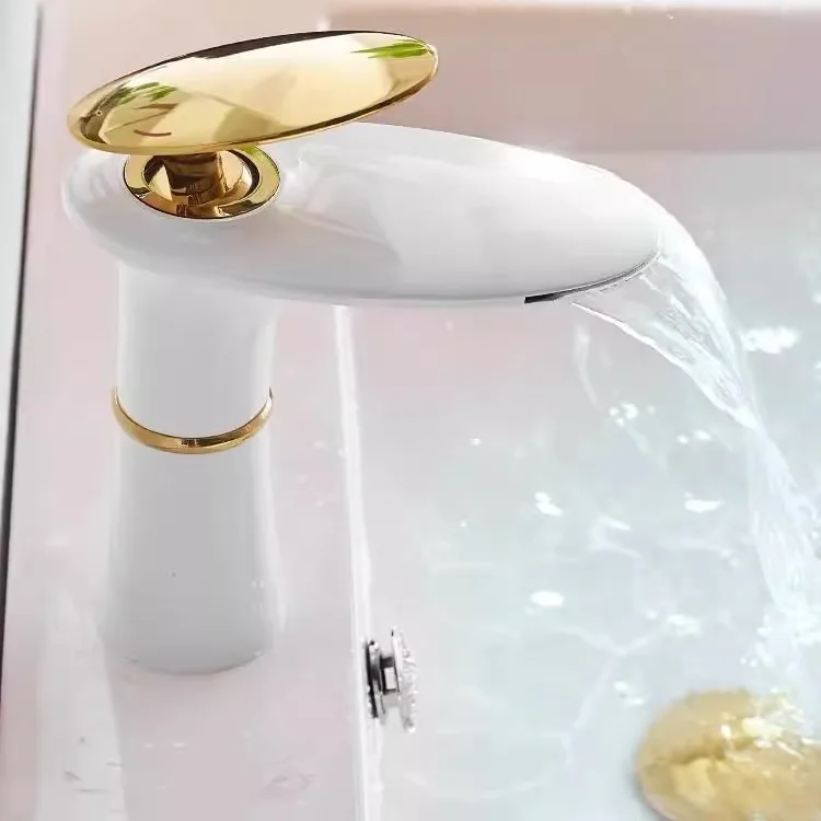 Grifo de lavabo tipo cascada,  - Home Hardware Bathroom Sinks reseña y precio