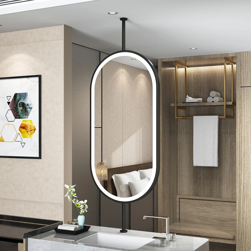 Espejo Ovalado Colgante de Tec - Home Living Bathroom Vanity reseña y precio