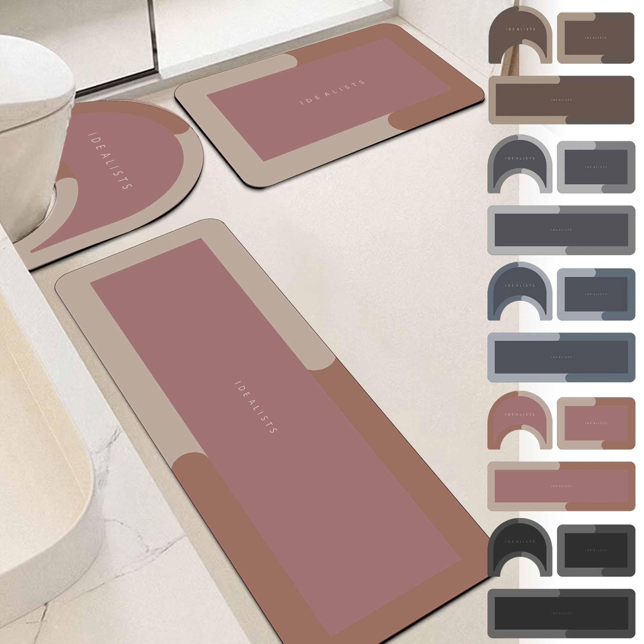 Juego de Alfombrillas de Baño  - Home Made Bathroom Vanity reseña y precio